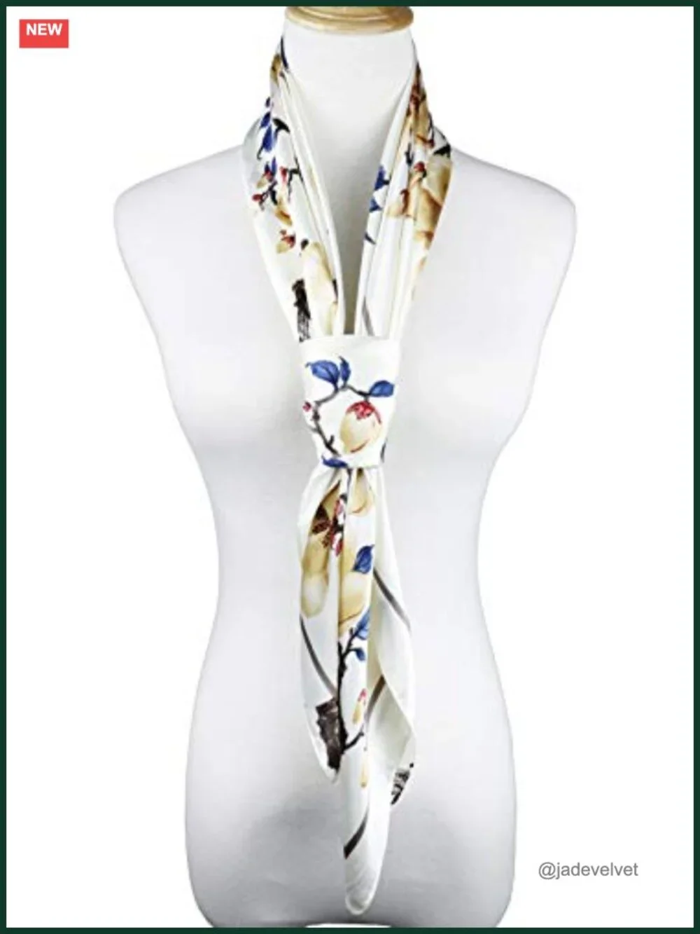 Satin Head Scarf for Women Silk Like Hair Wrap 35x35 Square Bandana